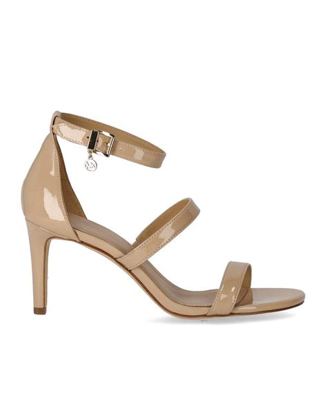 michael kors nude sandal stilettos leapoars|Michael Kors High Heel Sandals for Women .